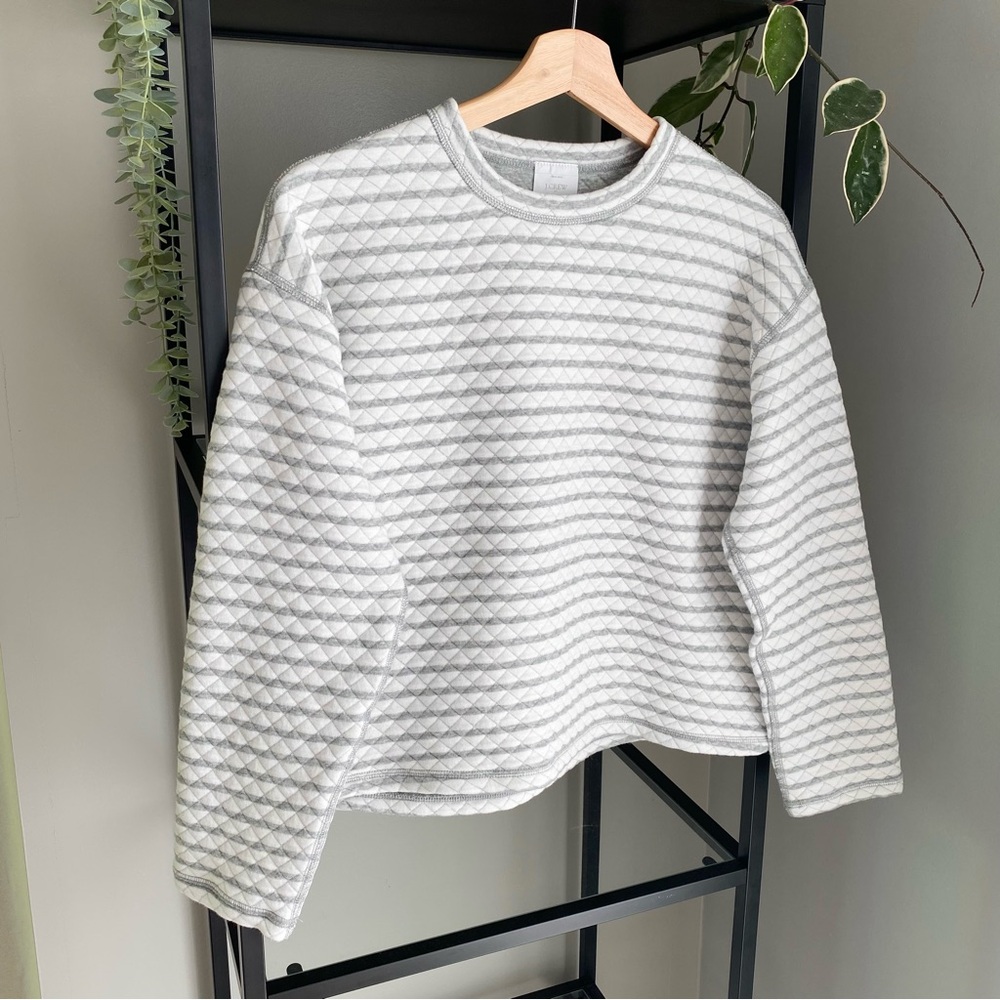 J. Crew Reversible Quilted Pullover